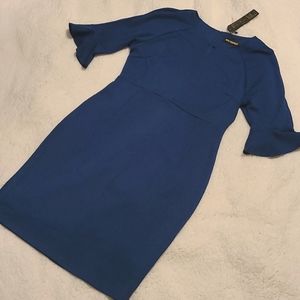 Flounce Bell Sleeve Pencil Dress NWT